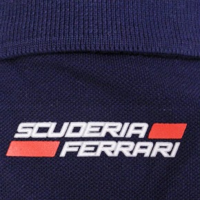 フェラーリ レディース スクデット ピケ ポロ ネイビー