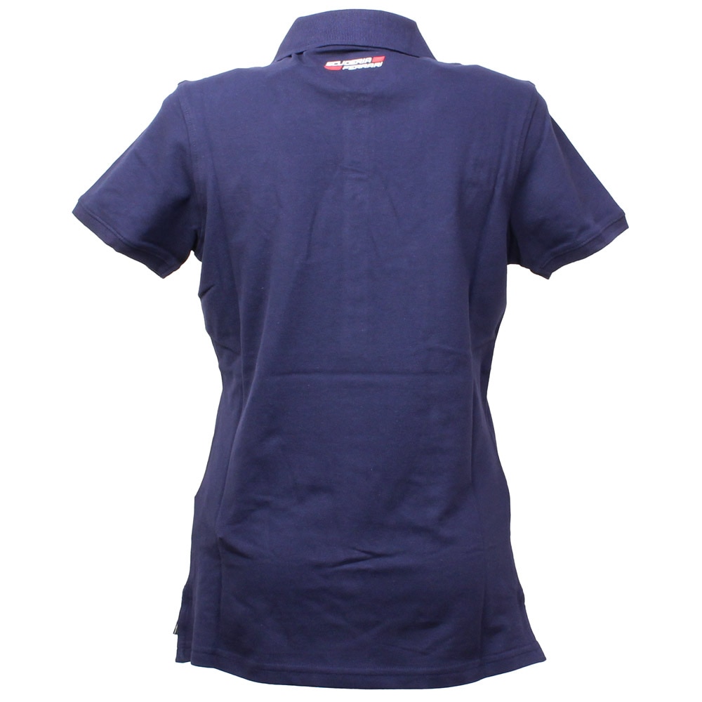 フェラーリ レディース スクデット ピケ ポロ ネイビー