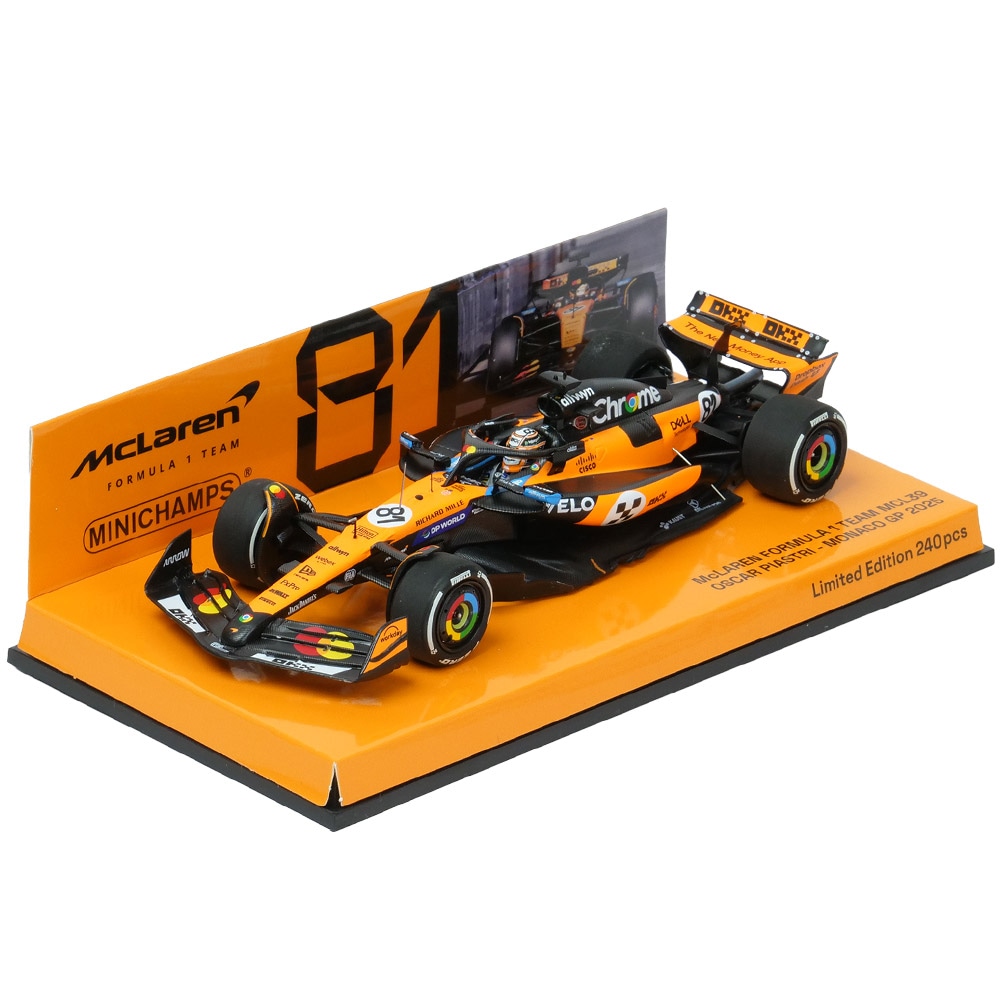 MINICHAMPS 1/43スケール マクラーレン F1チーム MCL39 O.ピアストリ モナコGP 2025 オレンジ 537255081