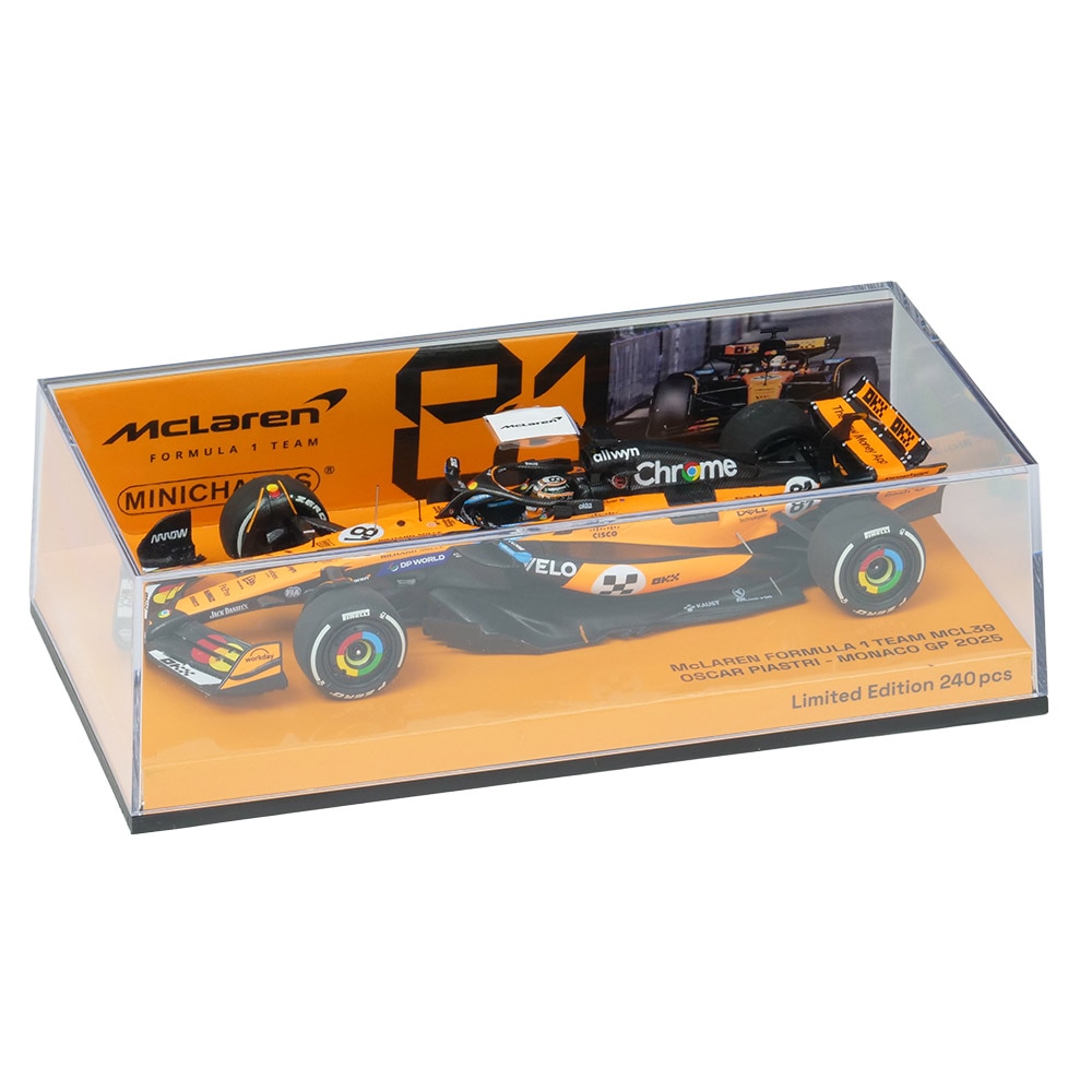 MINICHAMPS 1/43スケール マクラーレン F1チーム MCL39 O.ピアストリ モナコGP 2025 オレンジ 537255081
