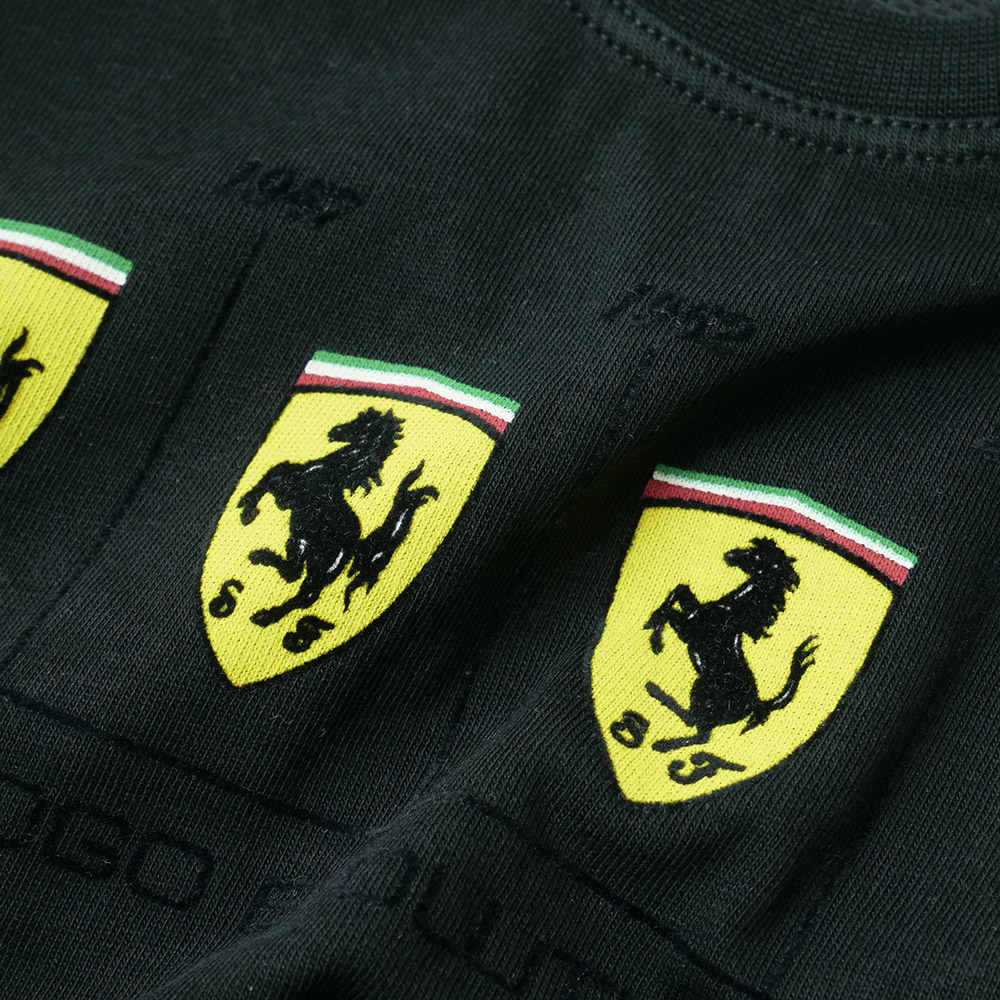 フェラーリ キッズ Evolution シールド Tee ブラック
