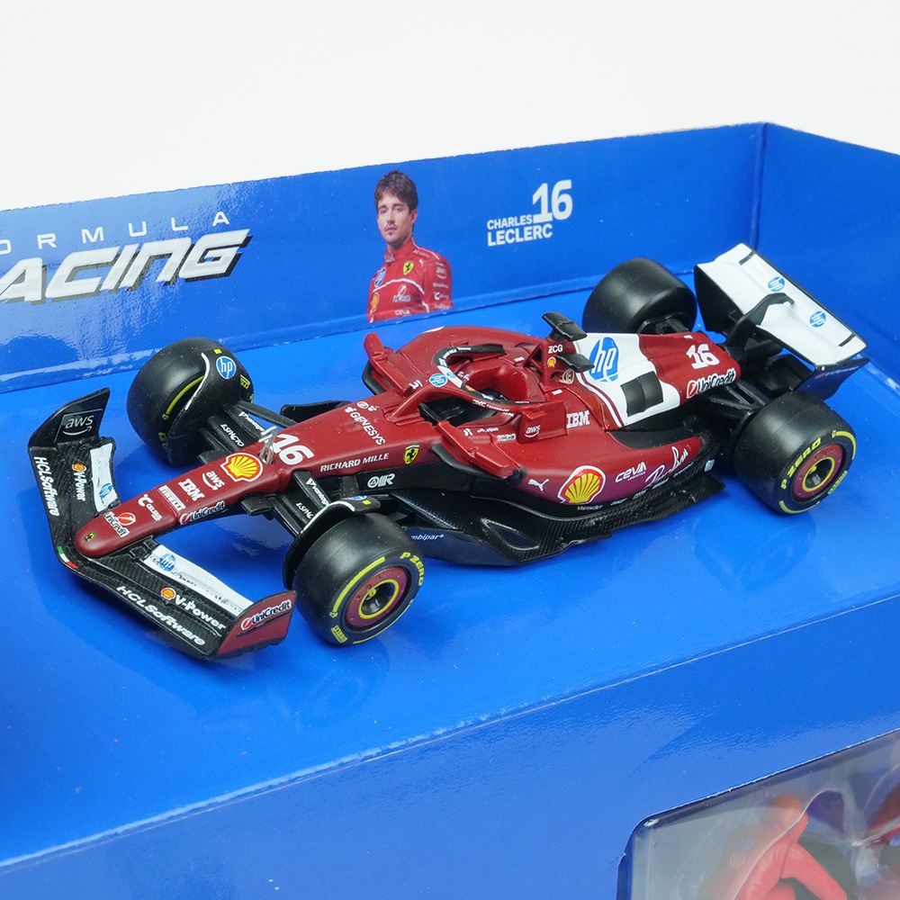 Bburago 1/43 フェラーリ PIT PASSセット SF-25 #16 C.ルクレール 2025