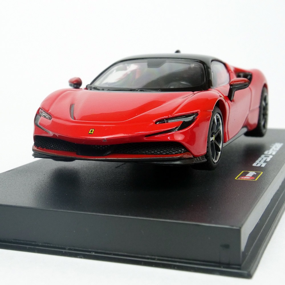 BBURAGO 1/43スケール SF90 ストラダーレ レッド シグネチャーシリーズ 18-36911R1