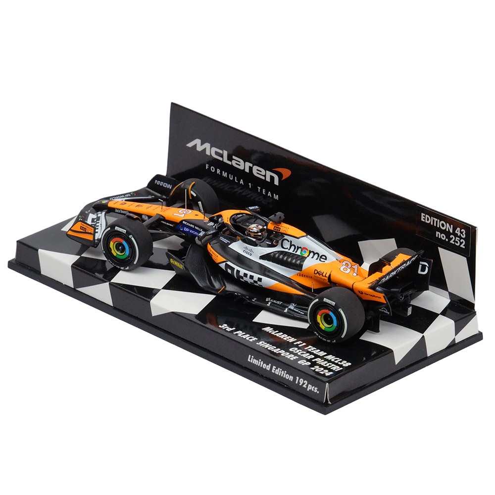 MINICHAMPS 1/43 マクラーレン F1チーム MCL38 O.ピアストリ