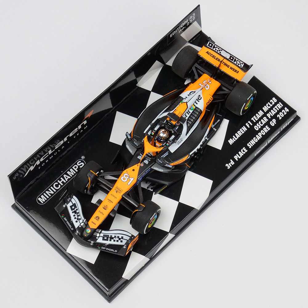 MINICHAMPS 1/43 マクラーレン F1チーム MCL38 O.ピアストリ