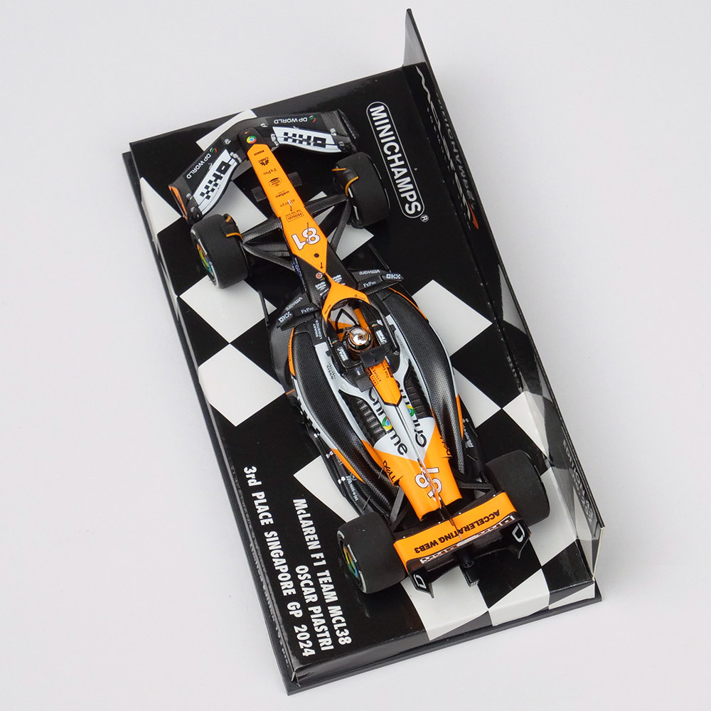 MINICHAMPS 1/43 マクラーレン F1チーム MCL38 O.ピアストリ