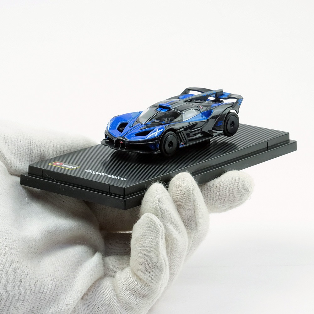 Bburago 1/64 ブガッティ ボライド ブルー/ブラック BUR59131BL
