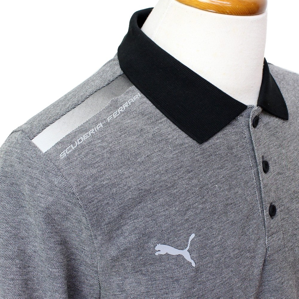 PUMA フェラーリ SF スタイル 2トーン ポロ ブラック 599878-01 