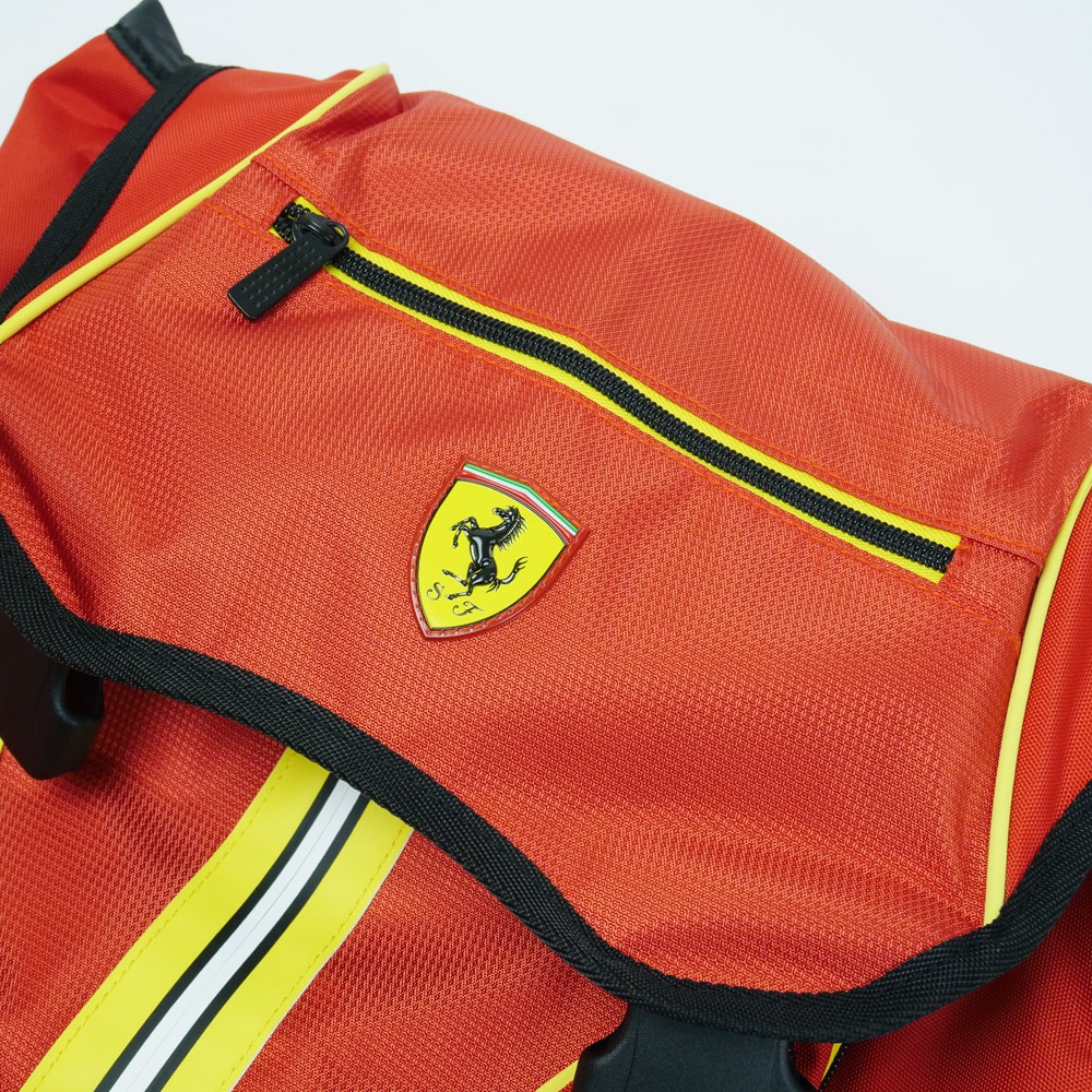 スクーデリア フェラーリ 拡張式 スクール バックパック レッド