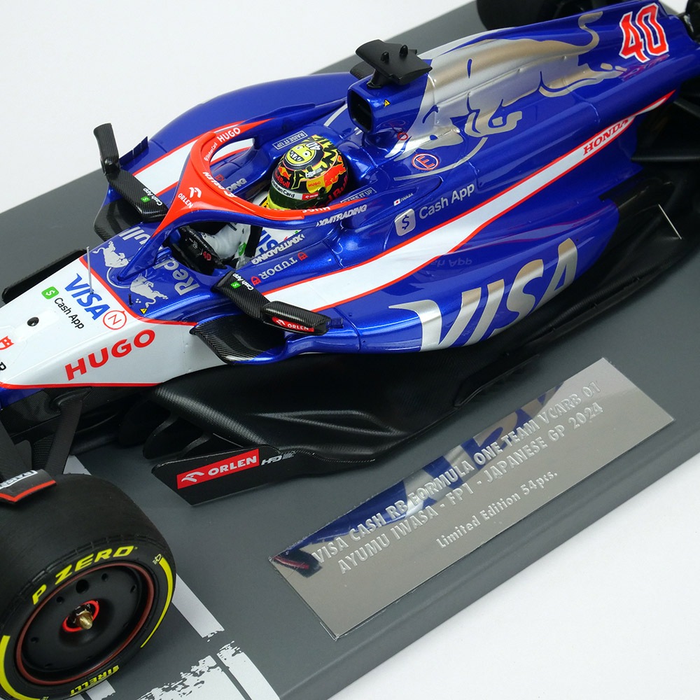 MINICHAMPS 1/18スケール ビザ キャッシュ RB F1チーム VCARB 01