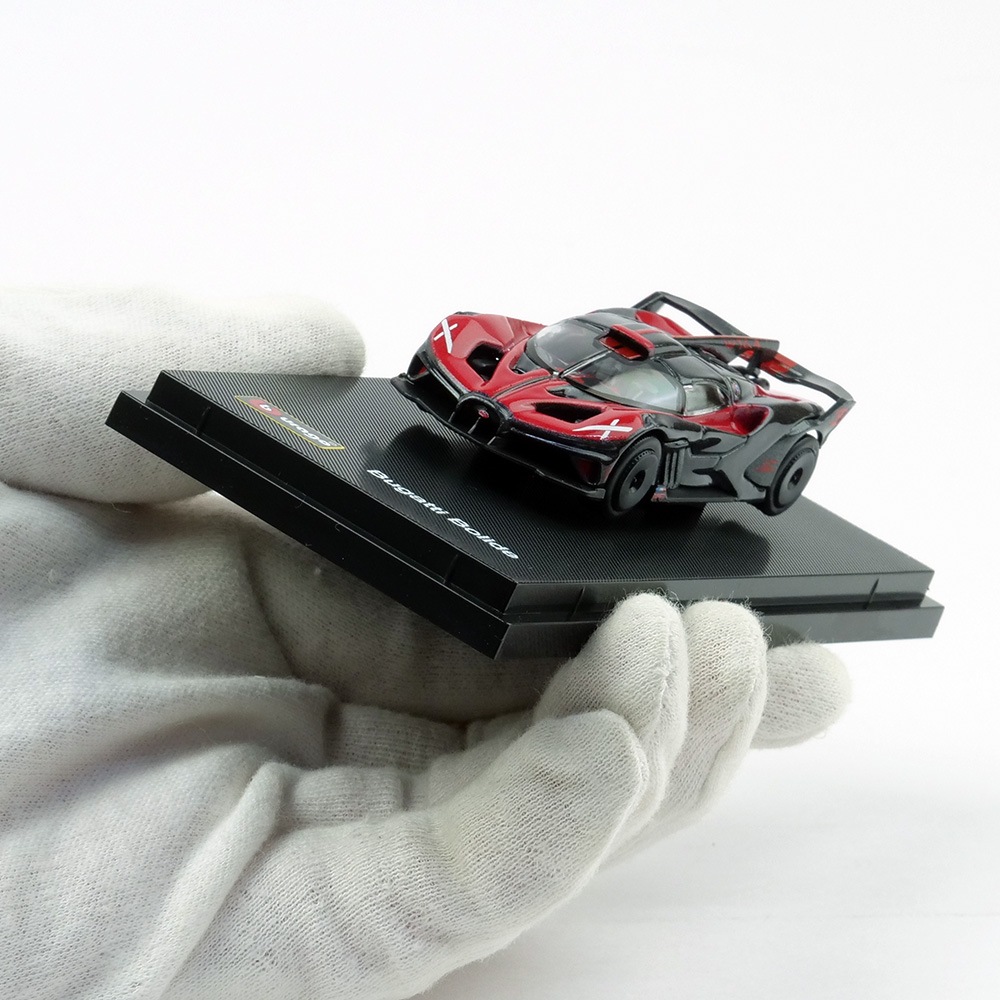 Bburago 1/64スケール ブガッティ ボライド レッド/グレイ BUR59131R