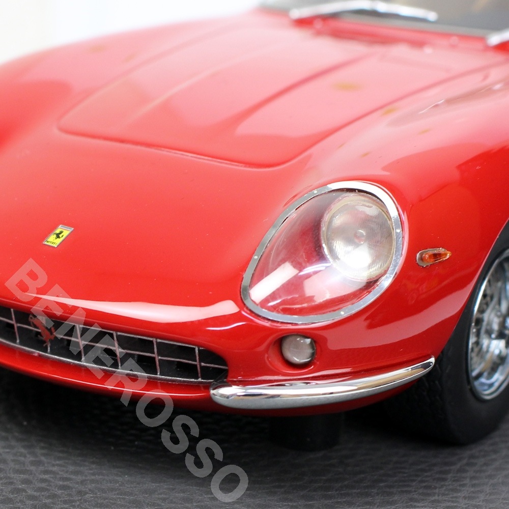 TOPMARQUES 1/18スケール フェラーリ 275GTB/4 レッド TOP089A
