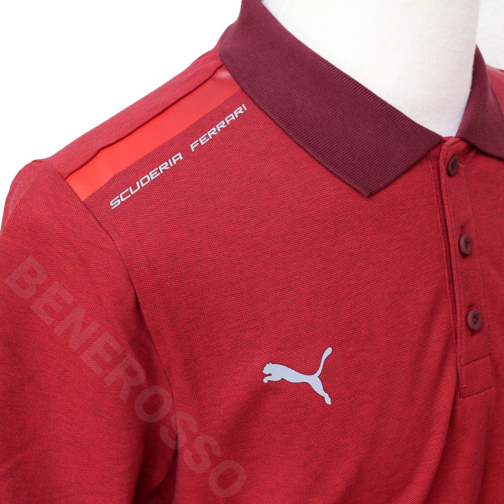 PUMA フェラーリ SF スタイル 2トーン ポロ レッド 599878-02 