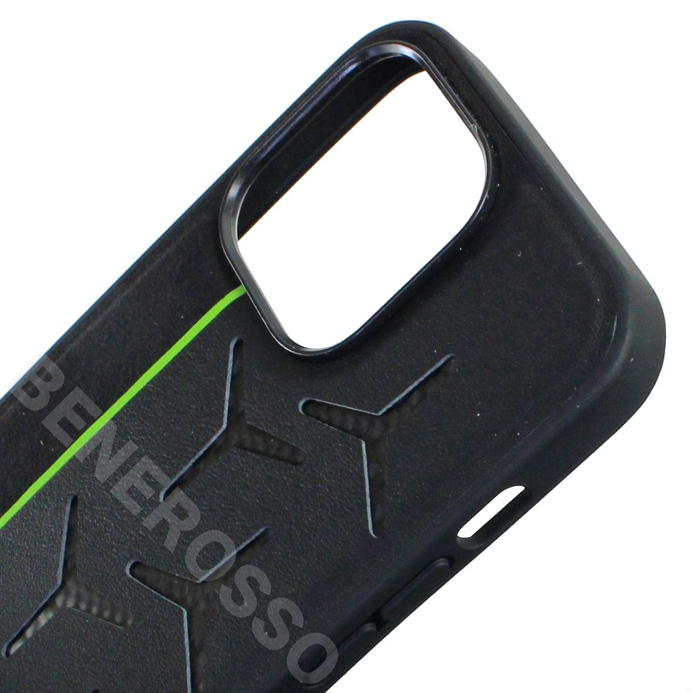 ランボルギーニ iPhone13Pro レザー バックカバー アヴェンタドール D12 グリーン LB-TPUPCIP13P-AV/D12-GN