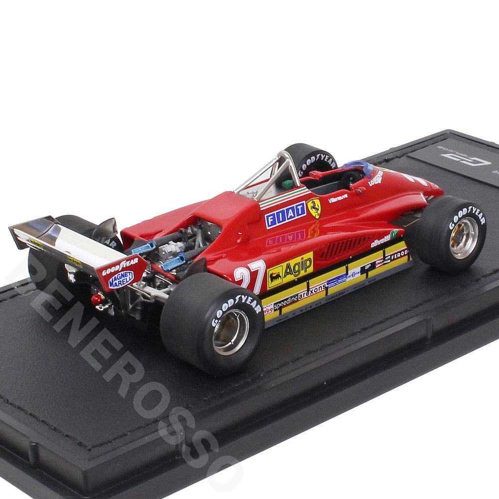 TOPMARQUES 1/43スケール フェラーリ 126 C2 1982 #27 G.ビルヌーブ GRP43009A