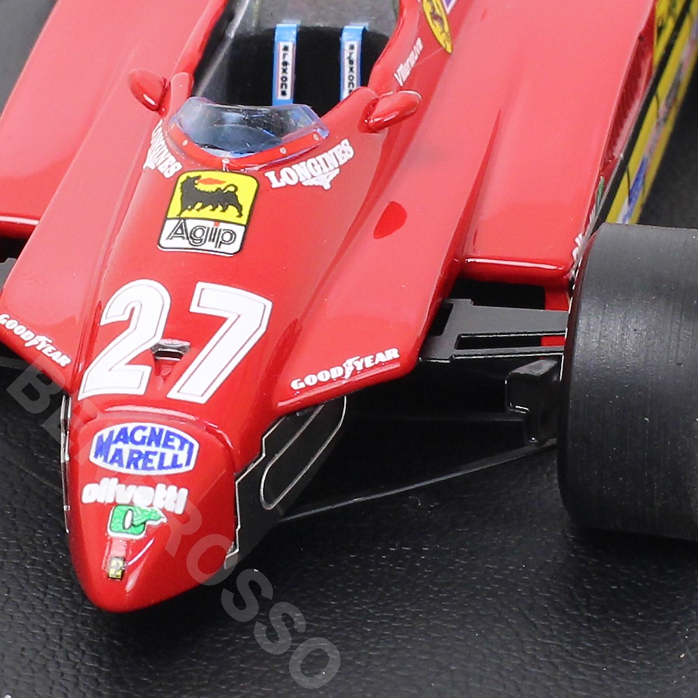 TOPMARQUES 1/43スケール フェラーリ 126 C2 1982 #27 G.ビルヌーブ GRP43009A
