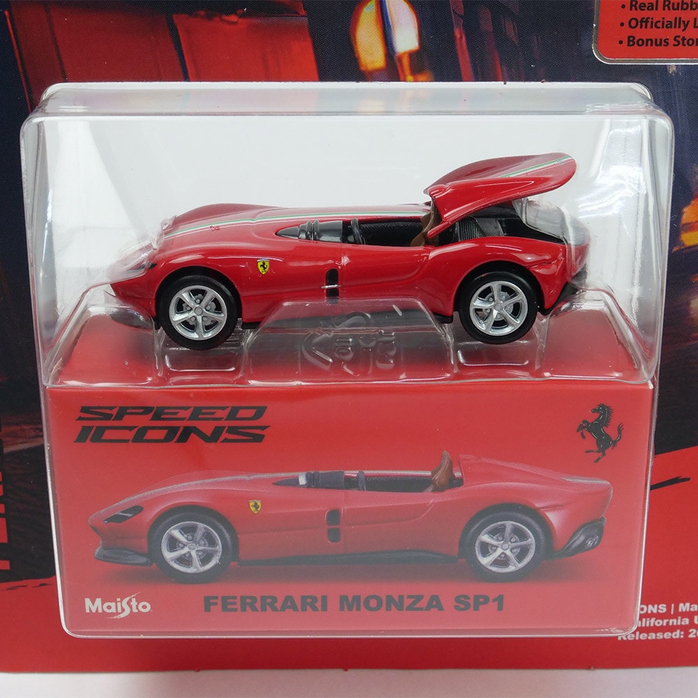 Maisto 1/64スケール SPEED ICONS フェラーリ モンツァ SP1 レッド MS15702R