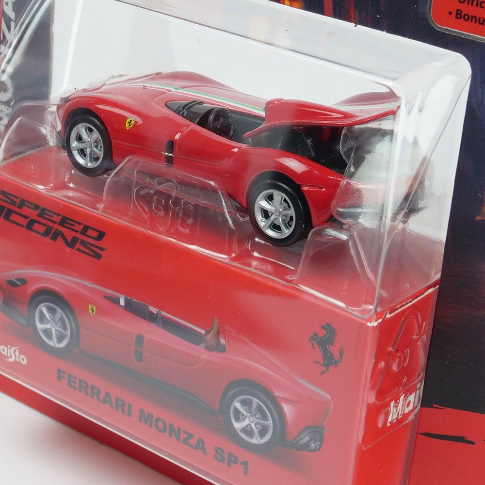 Maisto 1/64スケール SPEED ICONS フェラーリ モンツァ SP1 レッド MS15702R