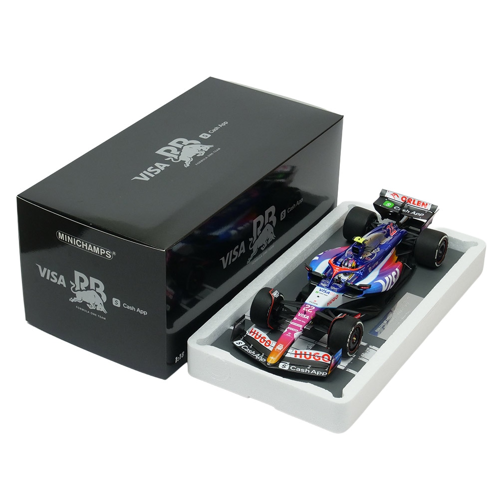ミニチャンプス 1/18 レーシング・ブルズ 2024 マイアミGP 角田裕毅 ミニチャンプス 1/18 レーシング・ブルズ 2024 マイアミGP 角田裕毅