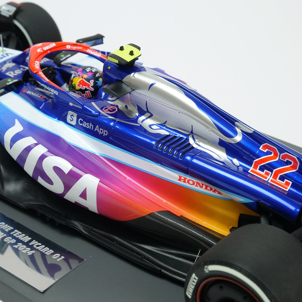 ミニチャンプス 1/18 レーシング・ブルズ 2024 マイアミGP 角田裕毅 ミニチャンプス 1/18 レーシング・ブルズ 2024 マイアミGP 角田裕毅