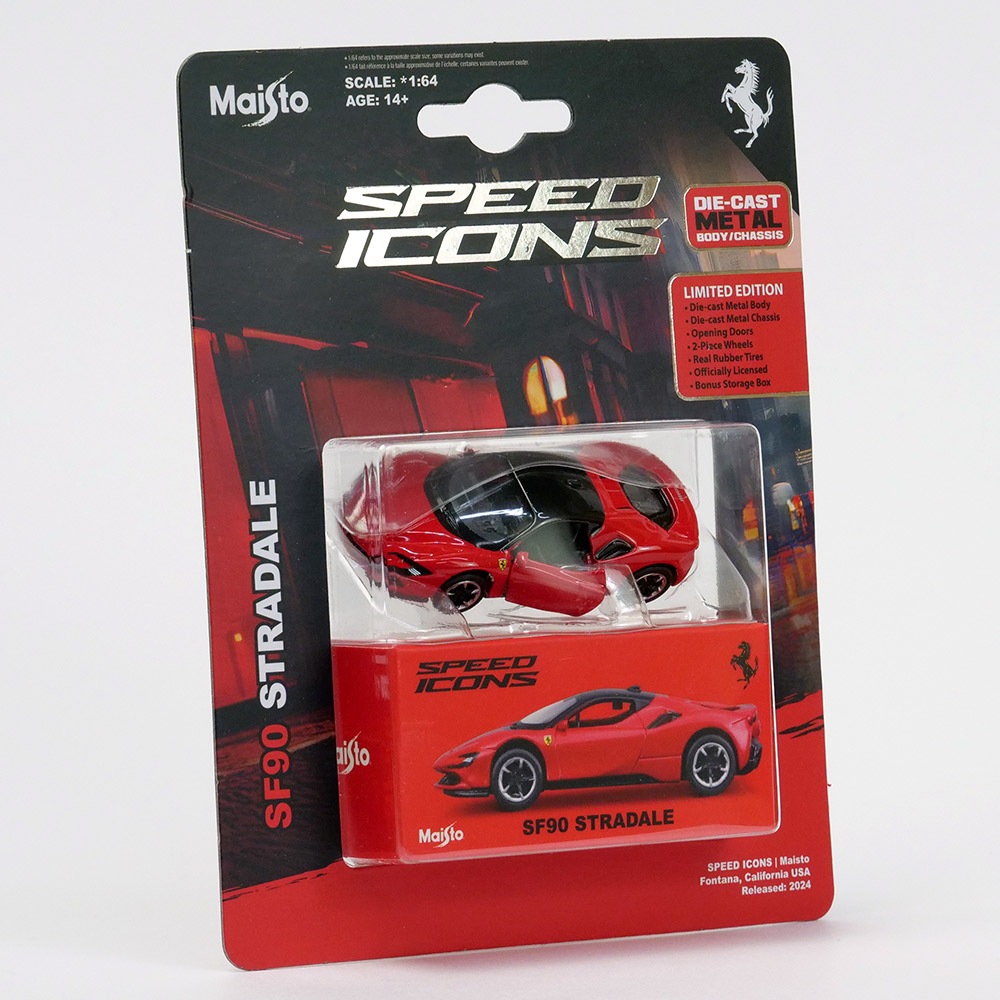 Maisto 1/64スケール SPEED ICONS フェラーリ SF90 ストラダーレ