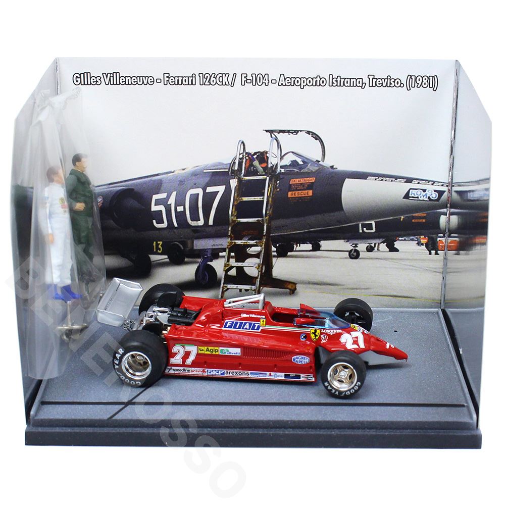 1/43 F1 brumm フェラーリ126CK turbo G.ビルヌーブ 1/43 F1 brumm フェラーリ126CK turbo G.ビルヌーブ 1/43 F1