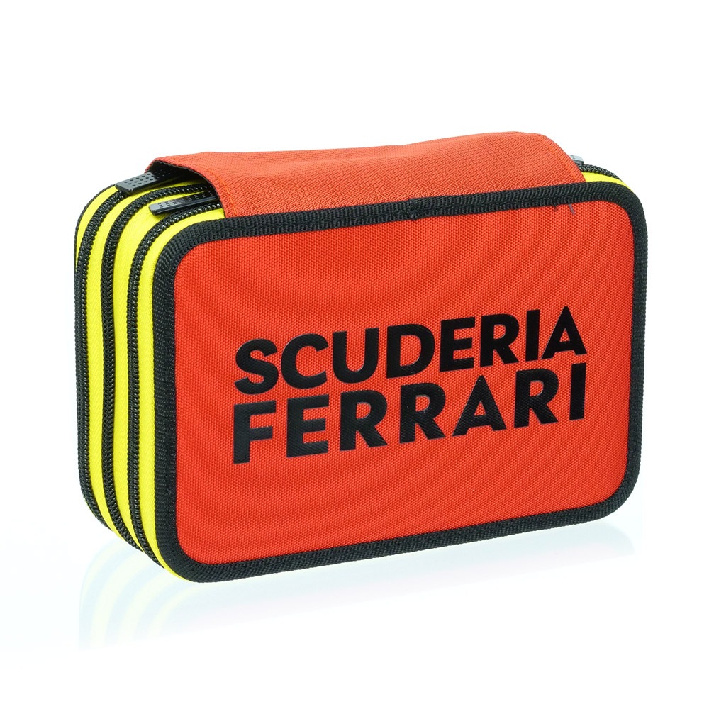スクーデリア フェラーリ 3Zip イクウィップトケース (筆記具セット) レッド FP72001