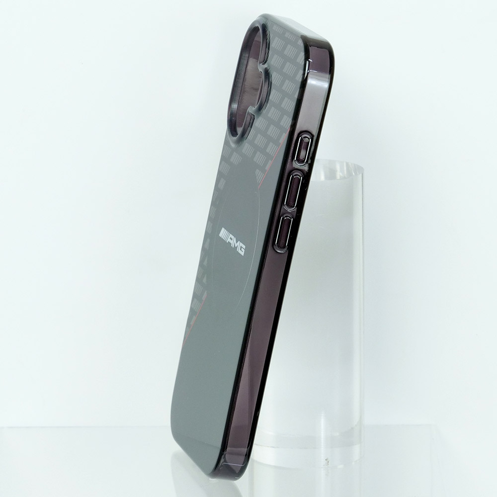 AMG iPhone 17 ダブルレイヤー バックカバー RHOMBS ブラック マグセーフ対応 AMHMP17S24HRDKR