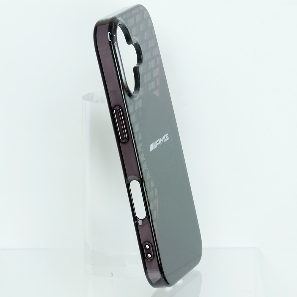 AMG iPhone 17 ダブルレイヤー バックカバー RHOMBS ブラック マグセーフ対応 AMHMP17S24HRDKR