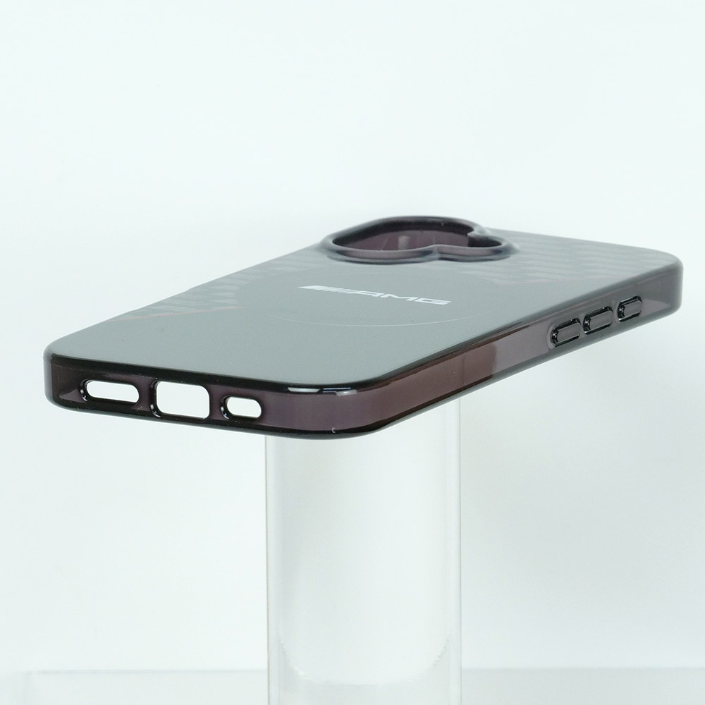 AMG iPhone 17 ダブルレイヤー バックカバー RHOMBS ブラック マグセーフ対応 AMHMP17S24HRDKR