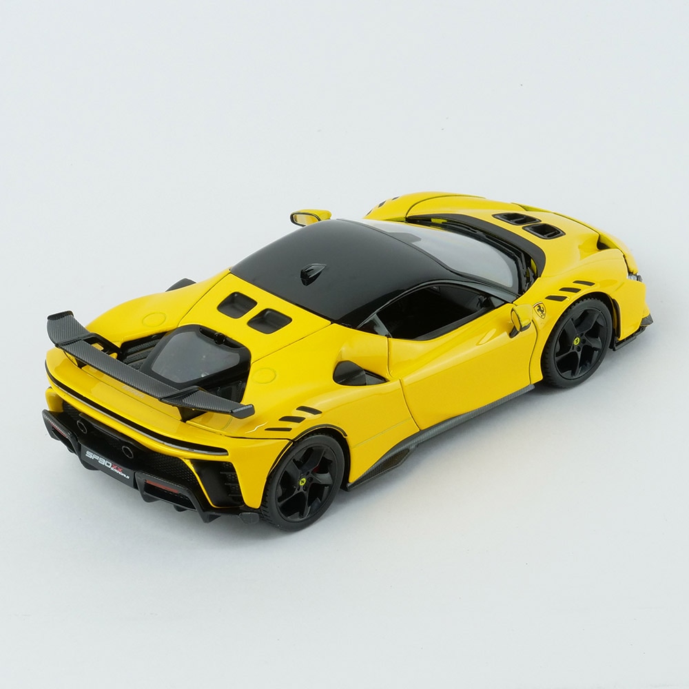 Bburago 1/24スケールフェラーリ SF90 XX ストラダーレ イエロー 18