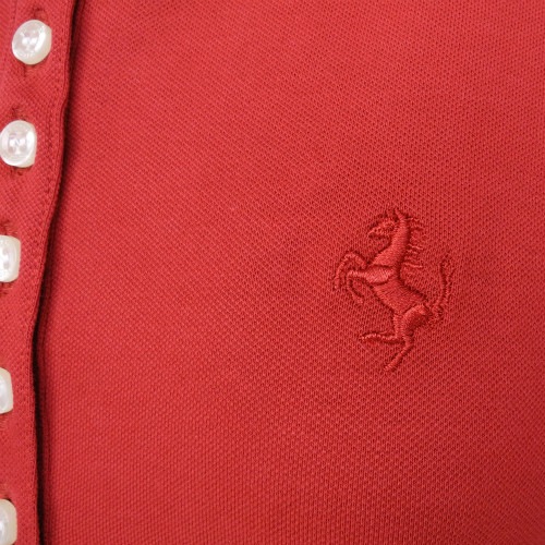 フェラーリ レディース エンジニア カラー ポロ レッド