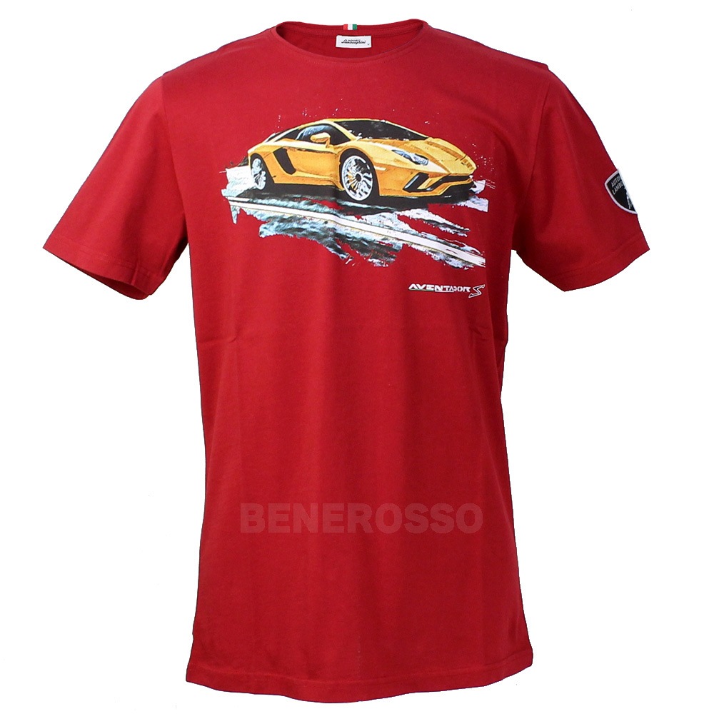 ランボルギーニ メンズ アヴェンタドールS Tee レッド 9012422CCR056 