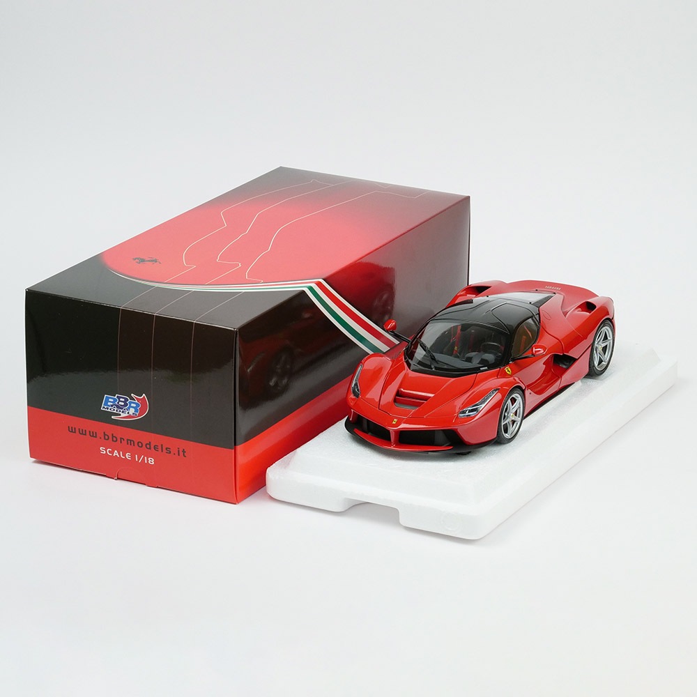 BBR MODELS 1/18スケール フェラーリ ラ フェラーリ レッド (ロッソ コルサ) スペシャルシート PBBR182219