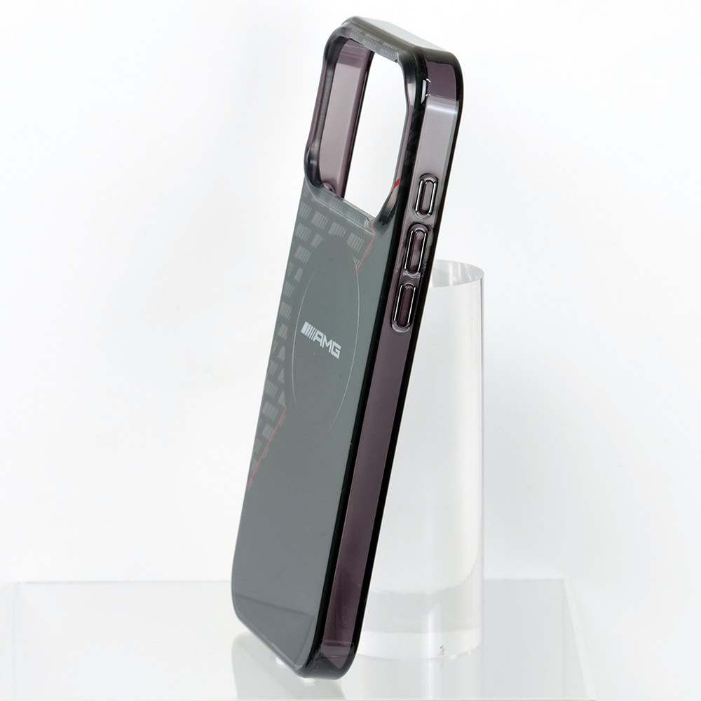 AMG iPhone 17ProMax ダブルレイヤー バックカバー RHOMBS ブラック マグセーフ対応 AMHMP17X24HRDKR