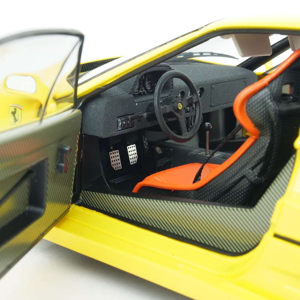 京商オリジナル 1/18スケール フェラーリ F40 イエロー KS08416Y
