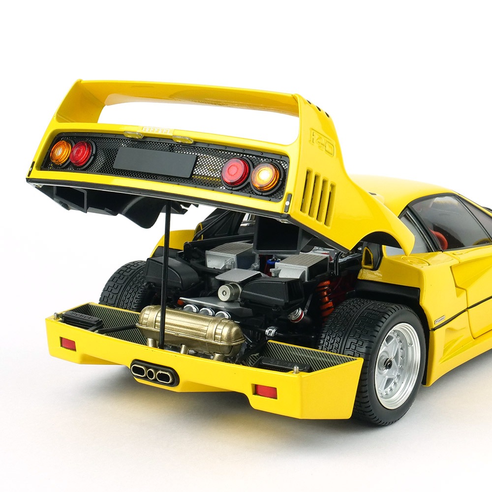 京商オリジナル 1/18スケール フェラーリ F40 イエロー KS08416Y