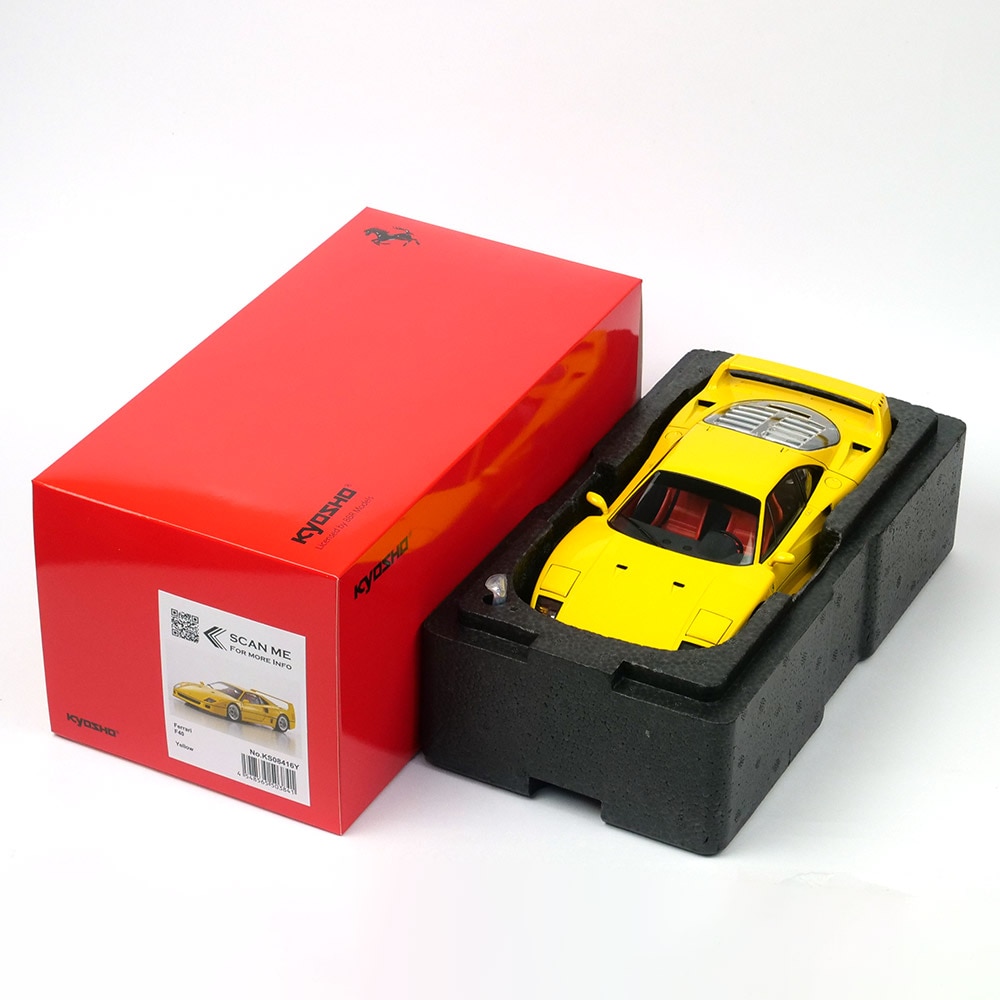 京商オリジナル 1/18スケール フェラーリ F40 イエロー KS08416Y