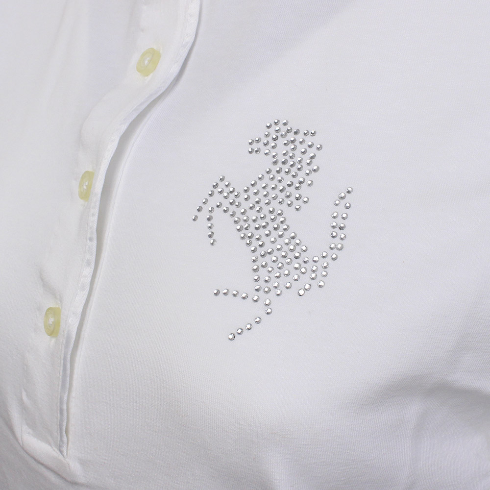 フェラーリ レディース プランシングホース ポロ オフホワイト