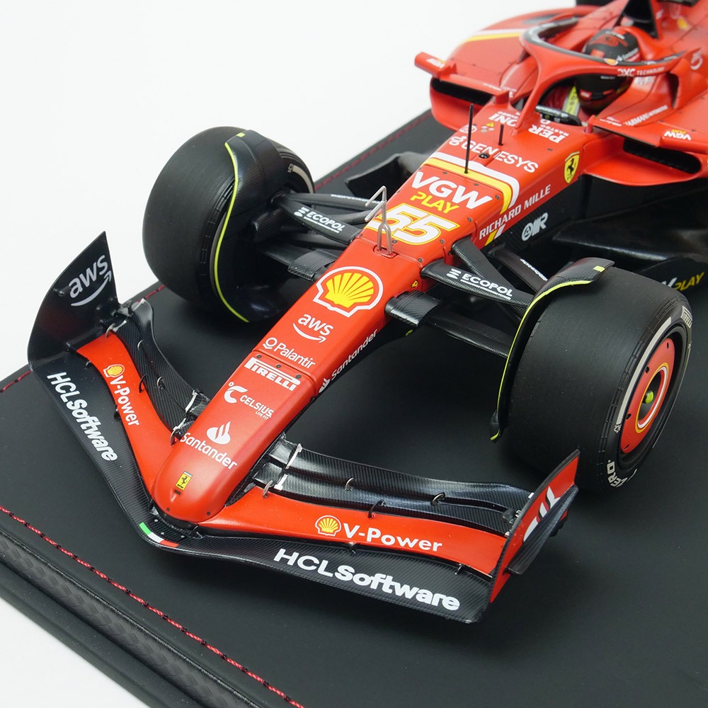 F1 フェラーリ 選手モデル Amazon | HTLNUZD Bburago 1/24 2023 F1-75#55 Sainz フェラーリ
