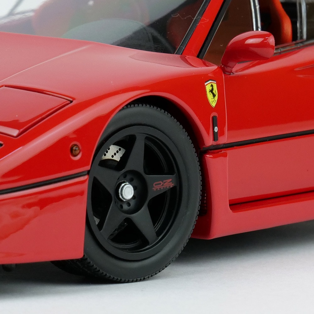 京商オリジナル 1/18スケール フェラーリ F40 ライトウェイト LMウイング レッド KS08416RLM