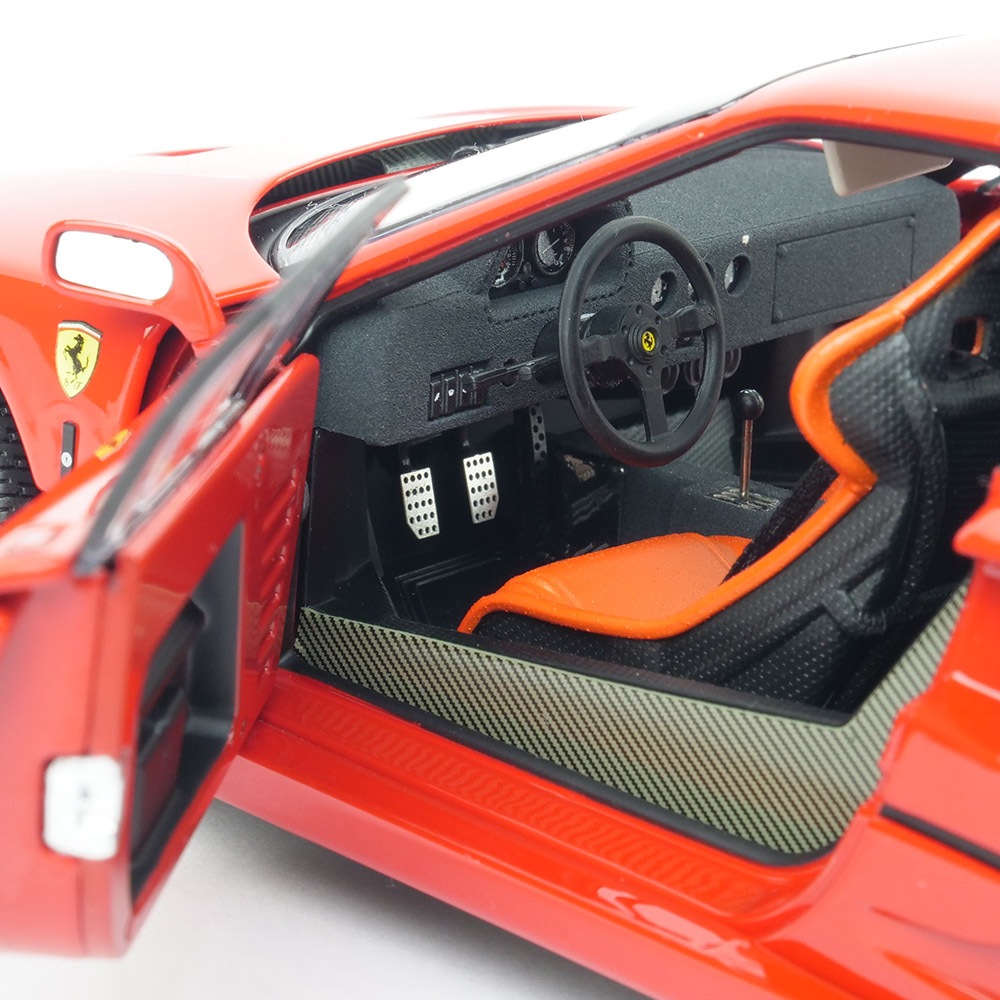 京商オリジナル 1/18スケール フェラーリ F40 ライトウェイト LMウイング レッド KS08416RLM