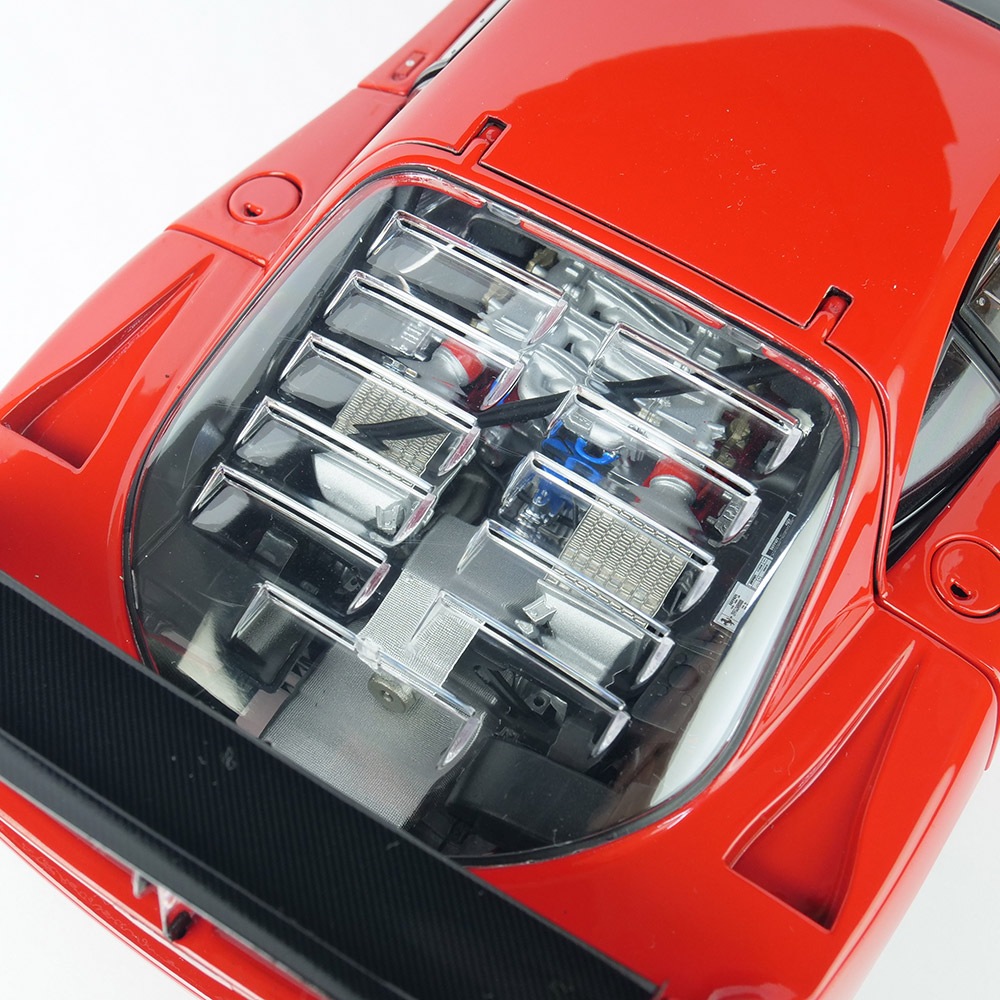 京商オリジナル 1/18スケール フェラーリ F40 ライトウェイト LMウイング レッド KS08416RLM