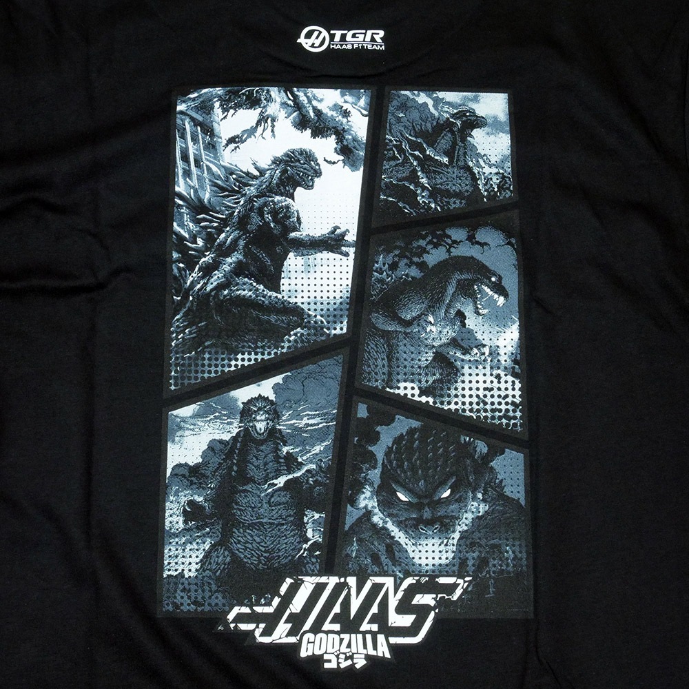 TGR ハース F1チーム x ゴジラ Godzilla コミック Tシャツ 2026