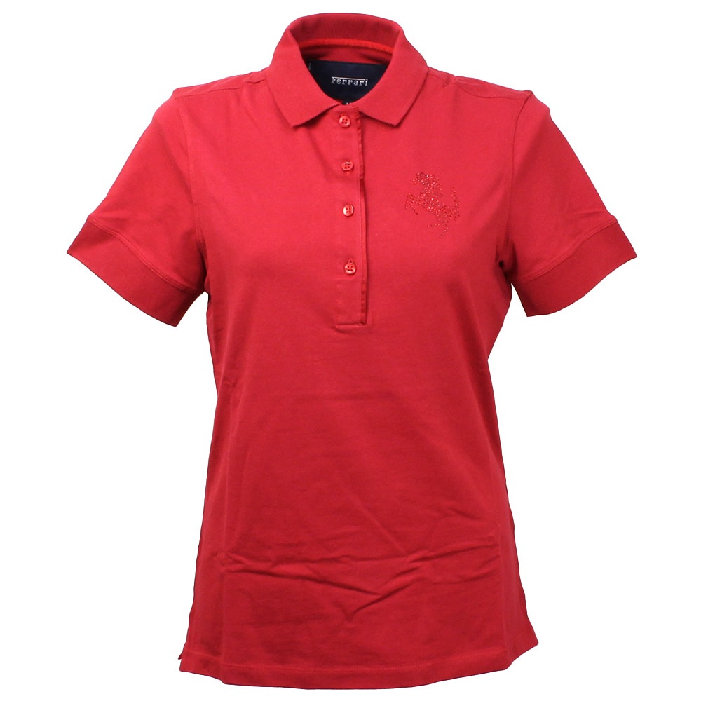 フェラーリ レディース プランシングホース ポロ レッド 