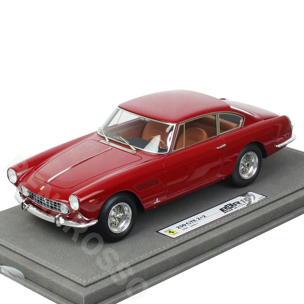 BBR MODELS 1/18スケール フェラーリ 250 GTE 2+2 I Series 1960 Rosso Barchetta BBR1850AV