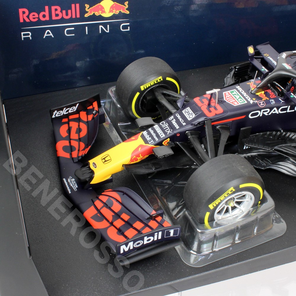 MINICHAMPS 1/18スケール レッドブル レーシング ホンダ RB16B M.フェルスタッペン 2021 メキシコGP 優勝 110211933