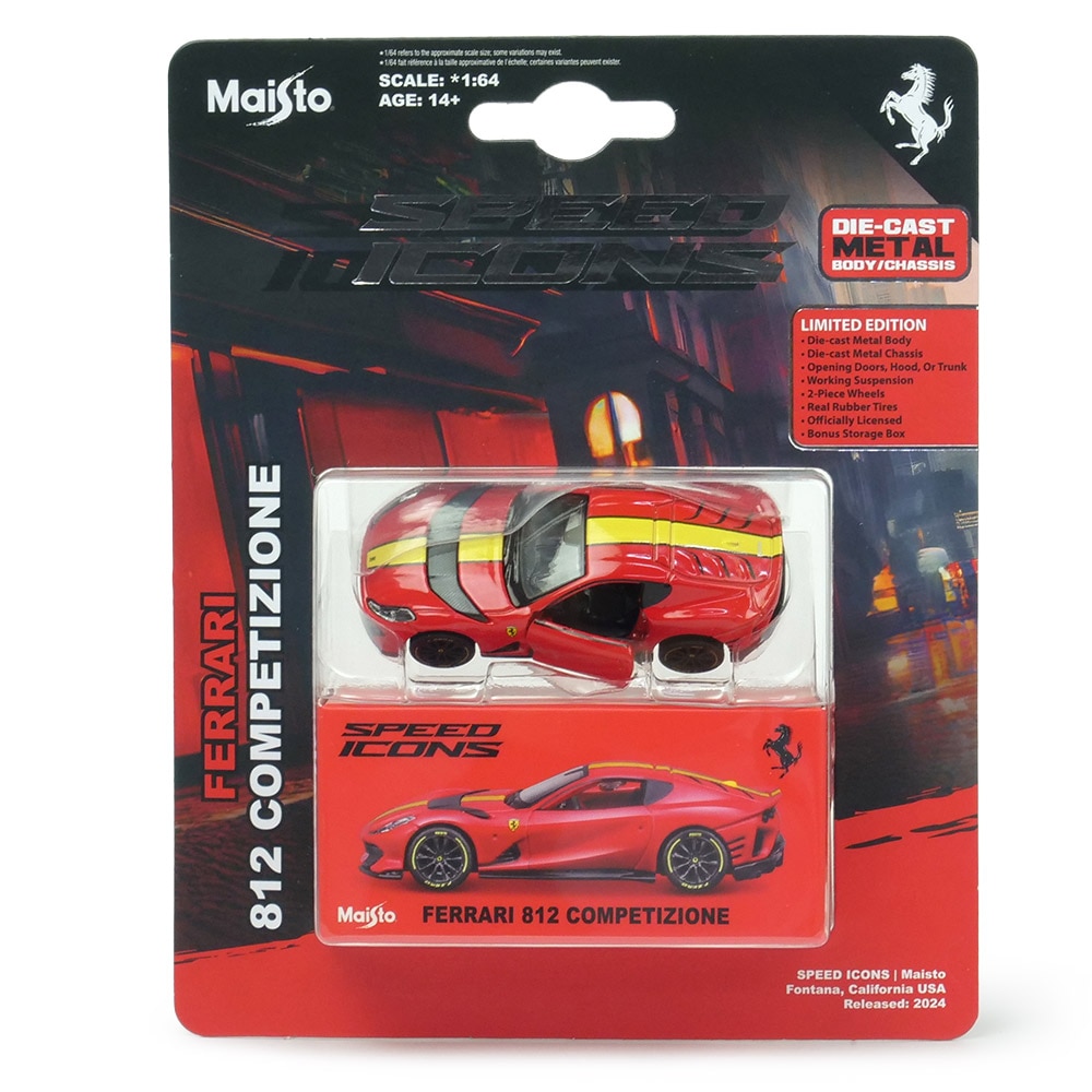 Maisto 1/64スケール SPEED ICONS フェラーリ 812 コンペティツィ