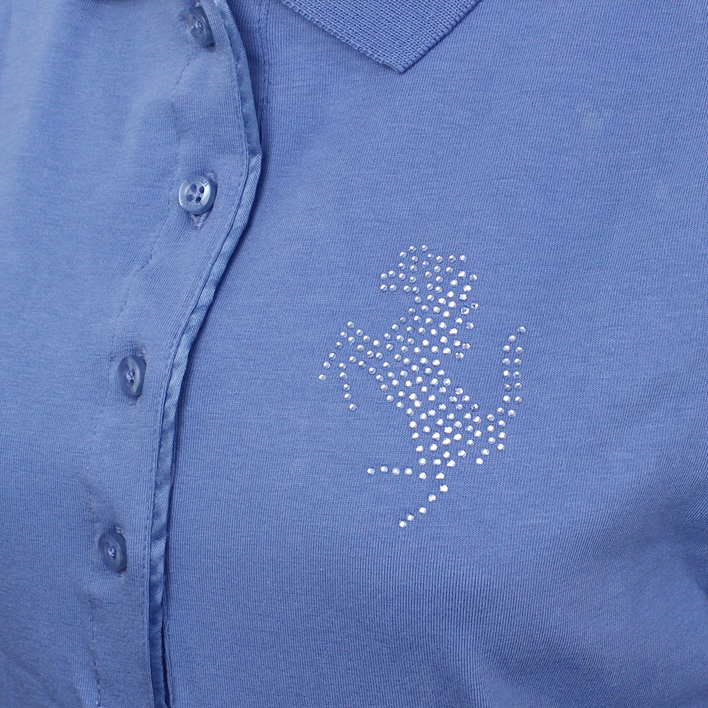 フェラーリ レディース プランシングホース ポロ ライトブルー