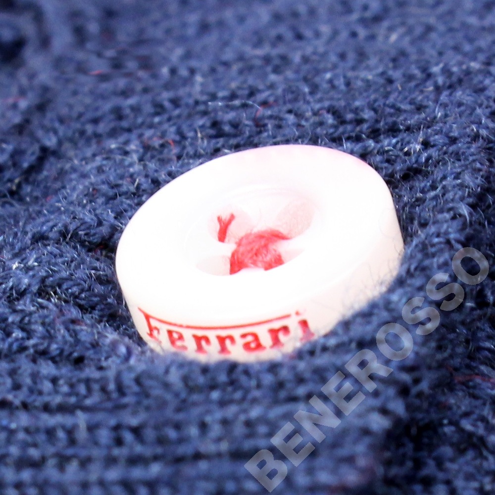 フェラーリ ガールズ ウール カーディガン 2才 レッド/ネイビー 